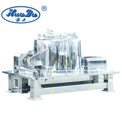 Centrifugadora superior de acero inoxidable de la descarga