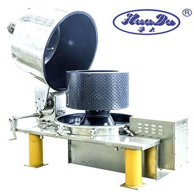 Centrifugadora superior de acero inoxidable de la descarga