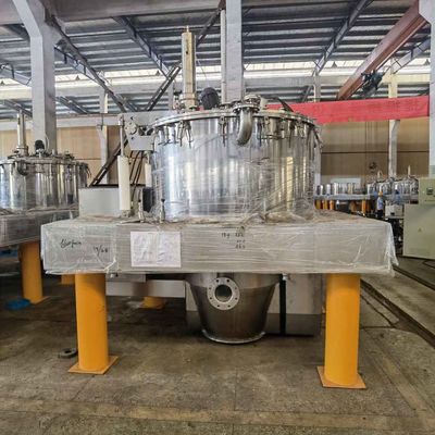 Producto alimenticio vertical automático de la categoría alimenticia que procesa la centrifugadora de la cesta de la descarga del raspador del convertidor de frecuencia