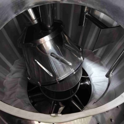 Tirón-bolso que ahorra la centrifugadora de desecación de la alta de la productividad descarga inferior de trabajo del raspador para la industria alimentaria