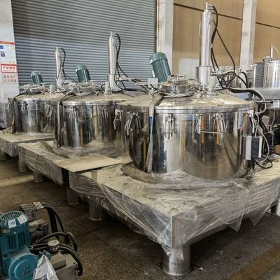 Centrifugadora hidráulica 135kg de la descarga de la parte inferior de la química 100L del control