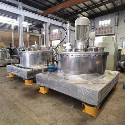 Nitrocelulosa automática de la serie de PAUT que separa centrifugadoras inferiores de acero inoxidables de la descarga del raspador 904L