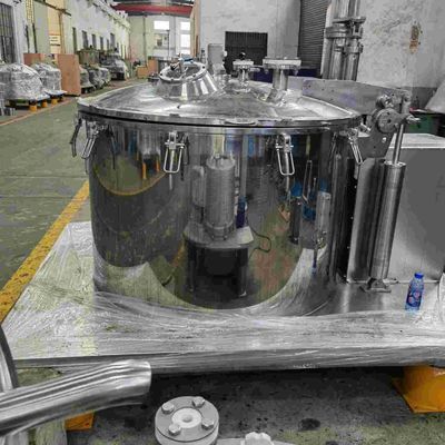 Cuatro centrifugadora superior de proceso química de la cesta de la centrifugadora 400L de la descarga del punto