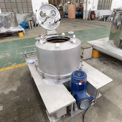 Cuatro centrifugadora superior de proceso química de la cesta de la centrifugadora 400L de la descarga del punto