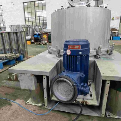 Vertical manual de la centrifugadora industrial de la cesta del metal 555L 850rpm