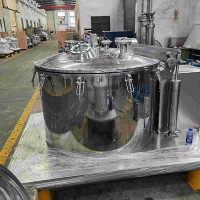 Vertical manual de la centrifugadora industrial de la cesta del metal 555L 850rpm