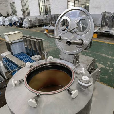 Vertical manual de la centrifugadora industrial de la cesta del metal 555L 850rpm