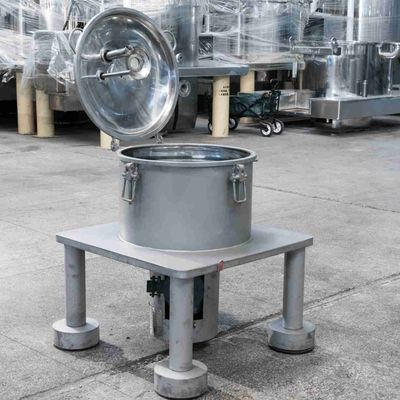Pequeña cesta manual farmacéutica vertical de las máquinas de centrífugo del ISO