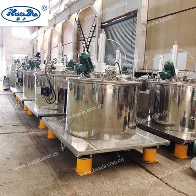 Centrifugadora automática 230kg de la descarga de la parte inferior del raspador 1100rpm del CE para la separación del látex