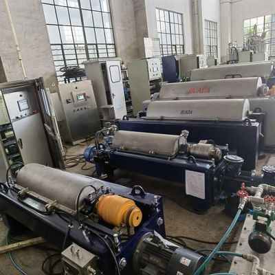 Centrifugadora de acero inoxidable de la jarra de la descarga de la voluta 904L del servicio de la Después-venta LW850 aplicada a la recuperación de las multas del suero